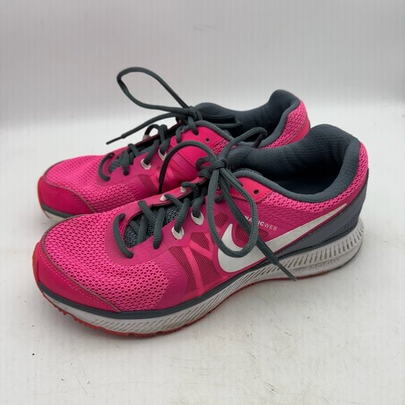 Nike Zoom Winflo Dynamic Web Women’s Running Athletic Shoes Pink Gray Size 8.5 - Picture 6 of 9